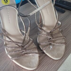 Veronica Beard Brown Strappy Heels